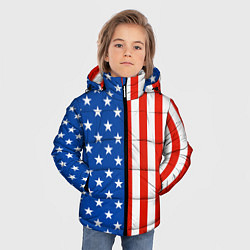 Куртка зимняя для мальчика American Patriot, цвет: 3D-светло-серый — фото 2