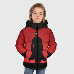 Куртка зимняя для мальчика Город грехов: Марв, цвет: 3D-черный — фото 2