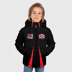 Куртка зимняя для мальчика MMA Elite, цвет: 3D-черный — фото 2