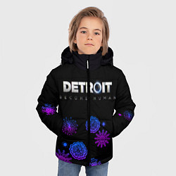 Куртка зимняя для мальчика Detroit: Become Human, цвет: 3D-черный — фото 2