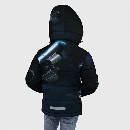 Зимняя куртка для мальчика Mass Effect N7 / 3D-Красный – фото 4