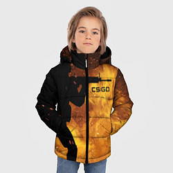 Куртка зимняя для мальчика CS:GO Dark Fire, цвет: 3D-красный — фото 2