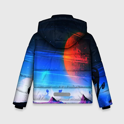 Зимняя куртка для мальчика No Man's Sky: Galaxy / 3D-Черный – фото 2