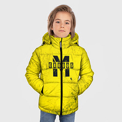 Куртка зимняя для мальчика Metro Exodus: Yellow Grunge, цвет: 3D-красный — фото 2