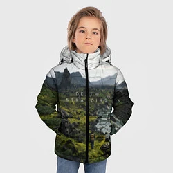 Куртка зимняя для мальчика Death Stranding: Green World, цвет: 3D-красный — фото 2