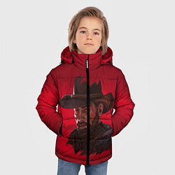 Куртка зимняя для мальчика Red Dead Redemption, цвет: 3D-светло-серый — фото 2