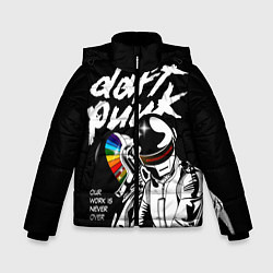 Куртка зимняя для мальчика Daft Punk: Our work is never over, цвет: 3D-светло-серый