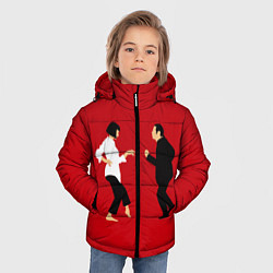 Куртка зимняя для мальчика Криминальное чтиво, цвет: 3D-красный — фото 2