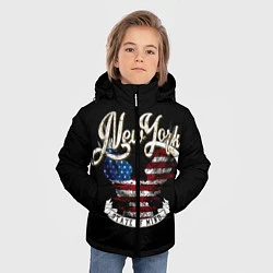 Куртка зимняя для мальчика New York, state of mind, цвет: 3D-черный — фото 2