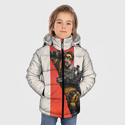 Куртка зимняя для мальчика Apex Legends: Mirage, цвет: 3D-светло-серый — фото 2