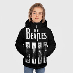 Куртка зимняя для мальчика The Beatles: Black Side, цвет: 3D-красный — фото 2