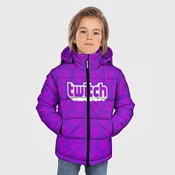 Куртка зимняя для мальчика Twitch Online, цвет: 3D-черный — фото 2
