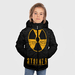 Куртка зимняя для мальчика STALKER: Radioactive, цвет: 3D-черный — фото 2