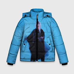 Куртка зимняя для мальчика Billie Eilish: Blue Fashion, цвет: 3D-черный