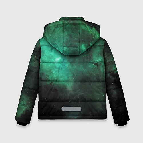Зимняя куртка для мальчика Billie Eilish: Green Space / 3D-Черный – фото 2