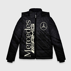Куртка зимняя для мальчика Mercedes AMG: Black Edition, цвет: 3D-красный