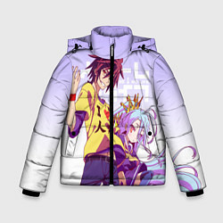 Куртка зимняя для мальчика No Game No Life, цвет: 3D-красный