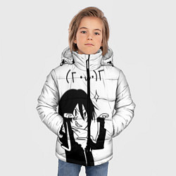 Куртка зимняя для мальчика Бездомный бог, цвет: 3D-красный — фото 2