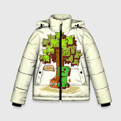 Куртка зимняя для мальчика Forest Creeper, цвет: 3D-светло-серый