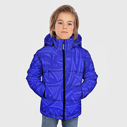Куртка зимняя для мальчика Абстракция и фигуры, цвет: 3D-черный — фото 2