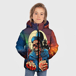 Куртка зимняя для мальчика Шулер, цвет: 3D-черный — фото 2