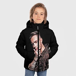 Куртка зимняя для мальчика Егор Крид: Время не пришло, цвет: 3D-черный — фото 2
