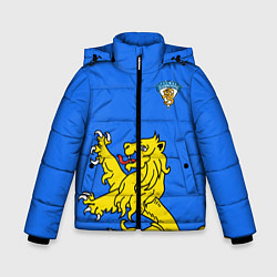 Куртка зимняя для мальчика Сборная Финляндии, цвет: 3D-черный