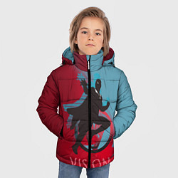 Куртка зимняя для мальчика Vision Duo цвета 3D-черный — фото 2