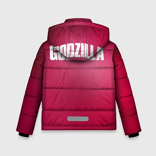 Зимняя куртка для мальчика Red Godzilla / 3D-Черный – фото 2