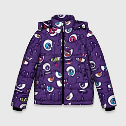 Куртка зимняя для мальчика Рой Глаз, цвет: 3D-черный