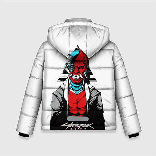 Зимняя куртка для мальчика Cyberpubk 2077 / 3D-Черный – фото 2
