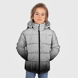 Куртка зимняя для мальчика Death Stranding Лес, цвет: 3D-черный — фото 2