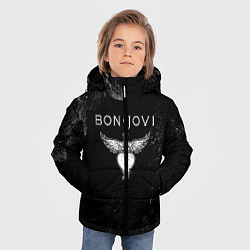 Куртка зимняя для мальчика Bon Jovi, цвет: 3D-красный — фото 2