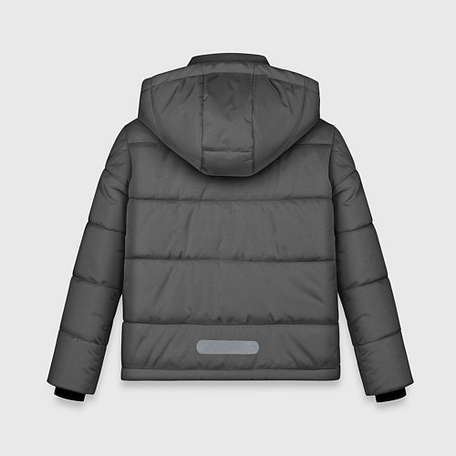 Зимняя куртка для мальчика Король и Шут / 3D-Черный – фото 2
