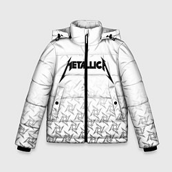 Куртка зимняя для мальчика METALLICA, цвет: 3D-светло-серый