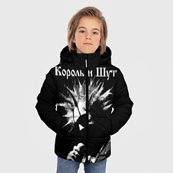 Куртка зимняя для мальчика Король и Шут Анархия спина, цвет: 3D-черный — фото 2