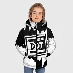 Куртка зимняя для мальчика ДДТ, цвет: 3D-светло-серый — фото 2
