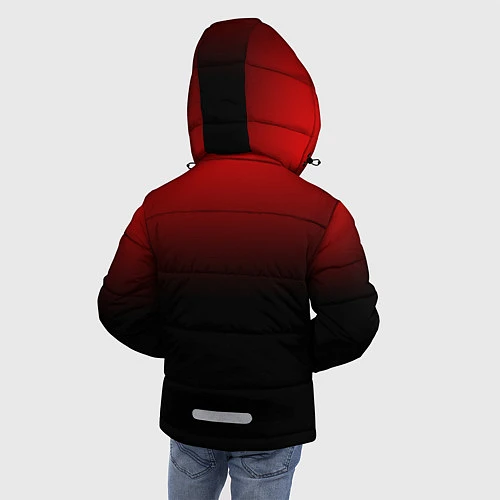 Зимняя куртка для мальчика Led Zeppelin / 3D-Красный – фото 4