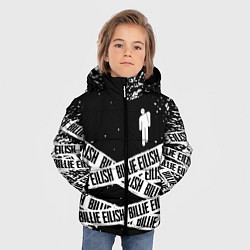 Куртка зимняя для мальчика BILLIE EILISH: Black Tape, цвет: 3D-светло-серый — фото 2