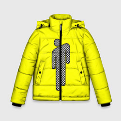 Куртка зимняя для мальчика Billie Eilish: Grid Manikin, цвет: 3D-черный