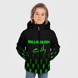 Куртка зимняя для мальчика Billie Eilish: Green & Black Autograph, цвет: 3D-черный — фото 2