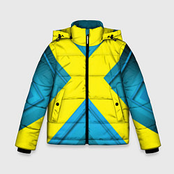 Куртка зимняя для мальчика Икс для косплея, цвет: 3D-черный