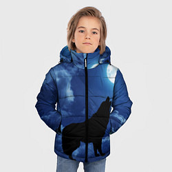 Куртка зимняя для мальчика WOLF, цвет: 3D-черный — фото 2