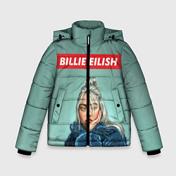 Куртка зимняя для мальчика Billie Eilish, цвет: 3D-черный