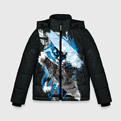 Куртка зимняя для мальчика Batman, цвет: 3D-светло-серый