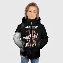 Куртка зимняя для мальчика Ateez, цвет: 3D-красный — фото 2