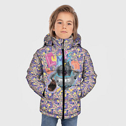Куртка зимняя для мальчика Lumps, цвет: 3D-черный — фото 2
