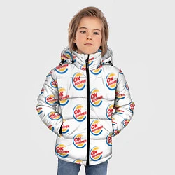 Куртка зимняя для мальчика OK boomer logo, цвет: 3D-черный — фото 2