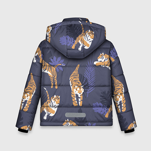 Зимняя куртка для мальчика Тигриный прайд / 3D-Черный – фото 2