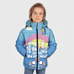 Куртка зимняя для мальчика Время приключений, цвет: 3D-светло-серый — фото 2